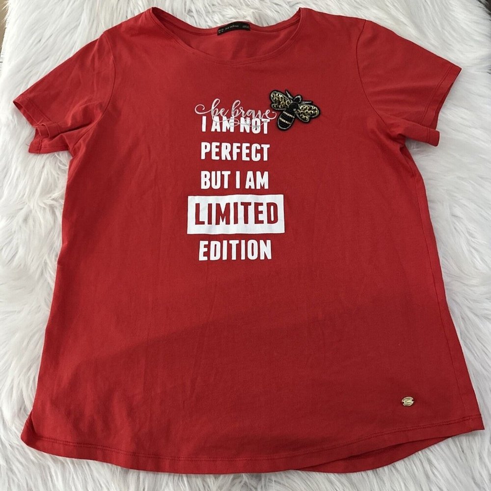 SMF Woman EUR XXL T Shirt I Am Not Perfect Limited Edition EUC